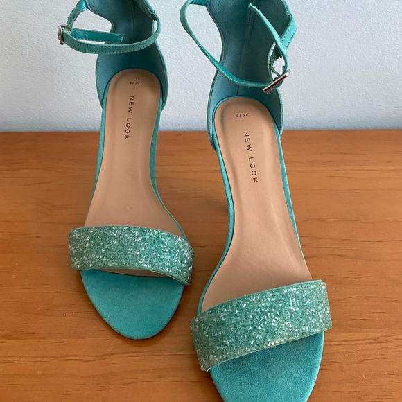 ASOS brand ‘New Look’ Teal High heels size 37 - Picture 2 of 11